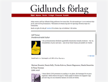 Tablet Screenshot of gidlunds.se